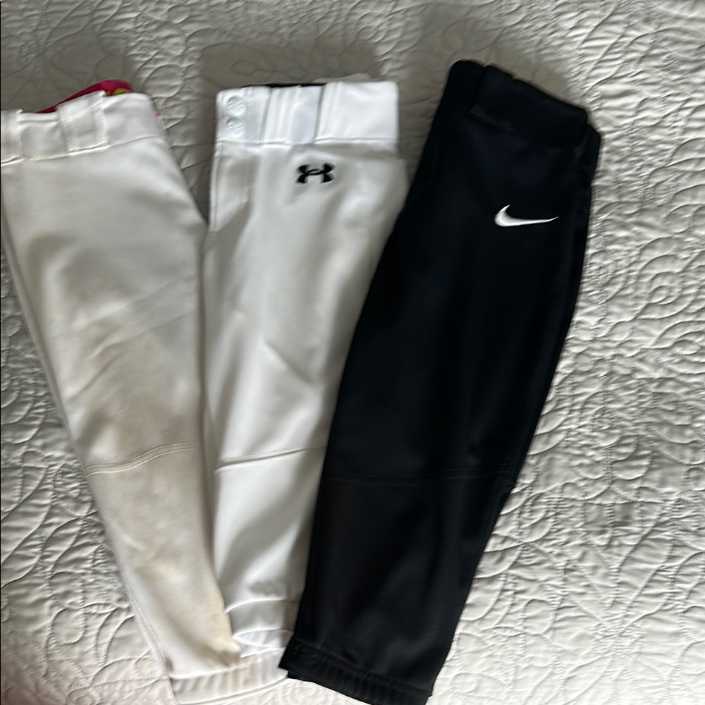 Under Armour and Nike Kids Bottoms - White and Black